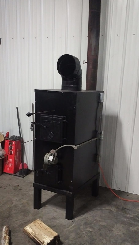 Remanufactured wood burner